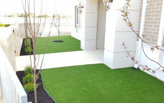 Front Yard Artificial Grass Installation Services and Garden Design