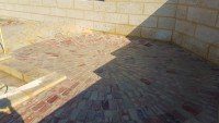 Bricks pavement and Natural Limestone Blocks Retaining walls