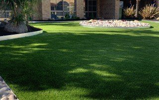 Close up view of Synthetic Grass for Garden Landscape