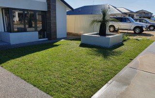 Garden Grass and Reticulated Turf Installation Perth