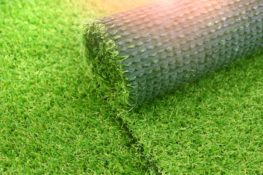 artificial synthetic turf rolled